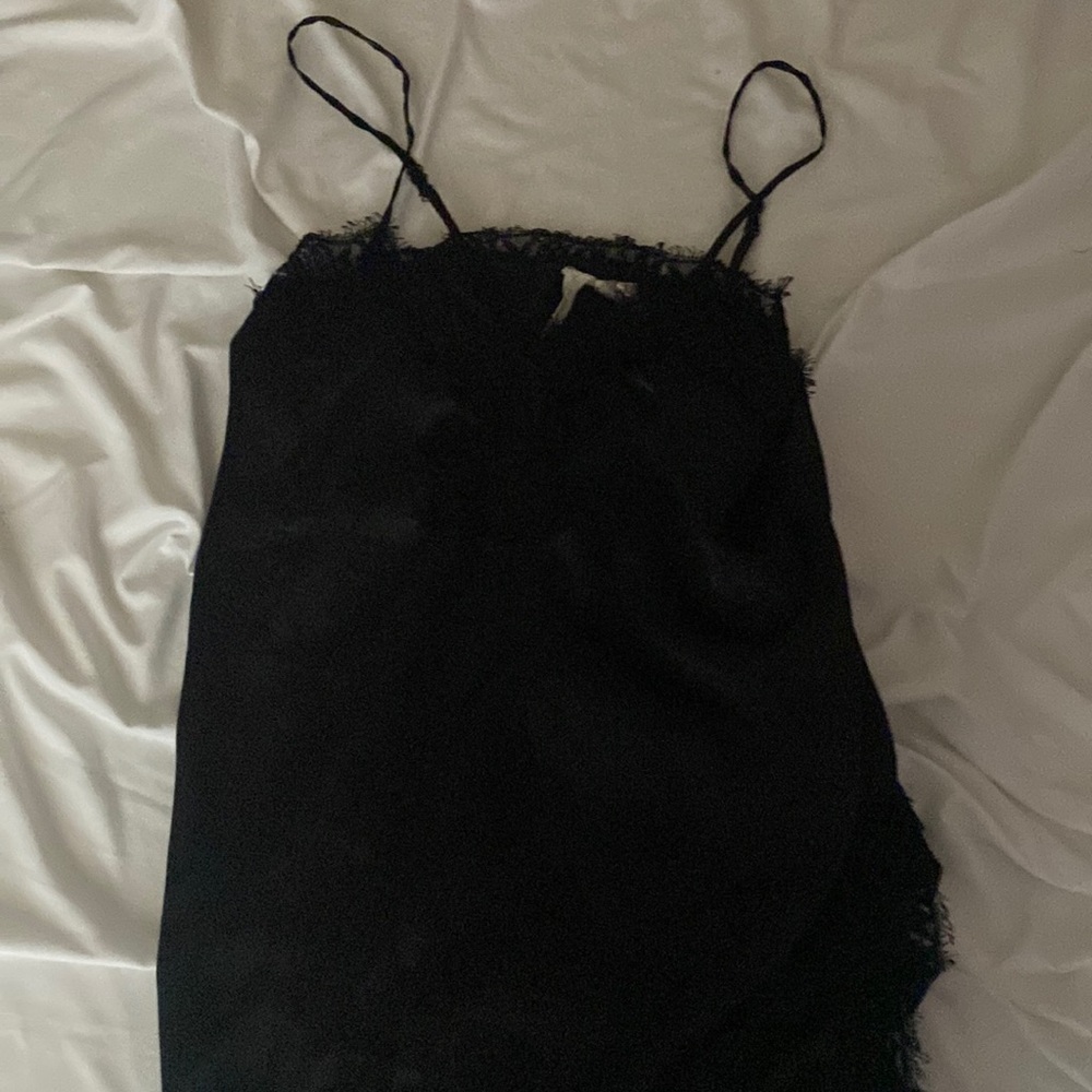black camisole